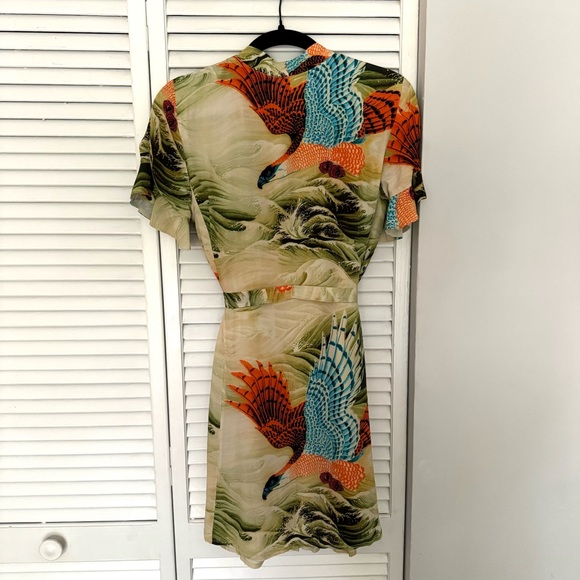 AllSaints Faye Swoop Mini Dress - Picture 9 of 9